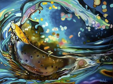 Print of Fish Paintings by Naushad Waheed Manik