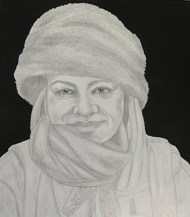 Woman with a Hat is a drawing with Silverpoint on Legion paper. thumb