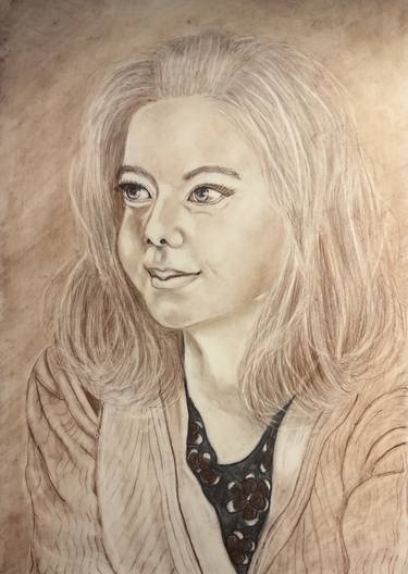 Original Figurative People Drawing by Margot Stinton