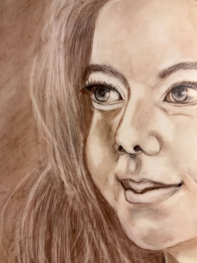 Original Figurative People Drawing by Margot Stinton