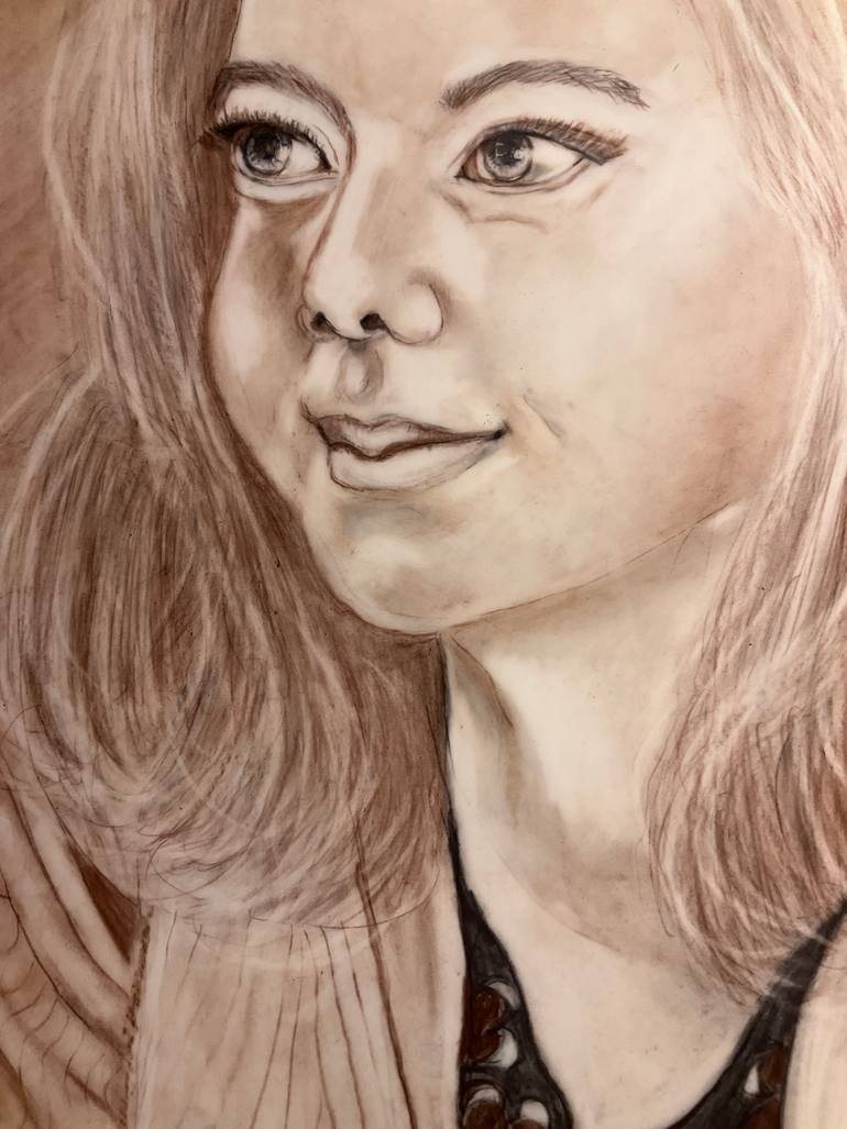 Original Figurative People Drawing by Margot Stinton