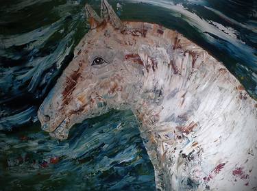 Print of Expressionism Horse Paintings by Margot Stinton