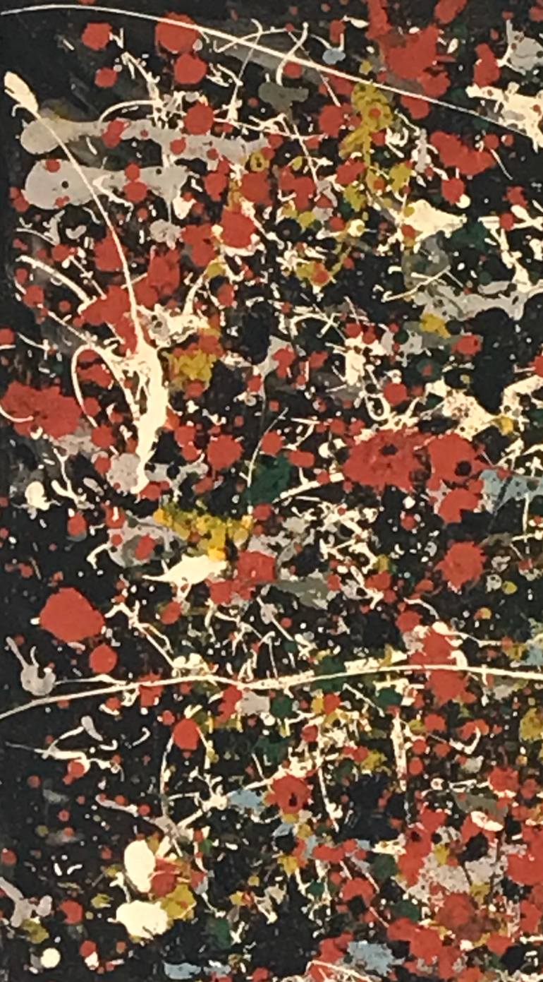 Original Abstract Expressionism Abstract Painting by Margot Stinton