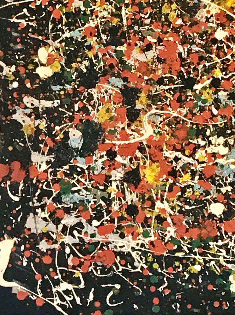Original Abstract Expressionism Abstract Painting by Margot Stinton