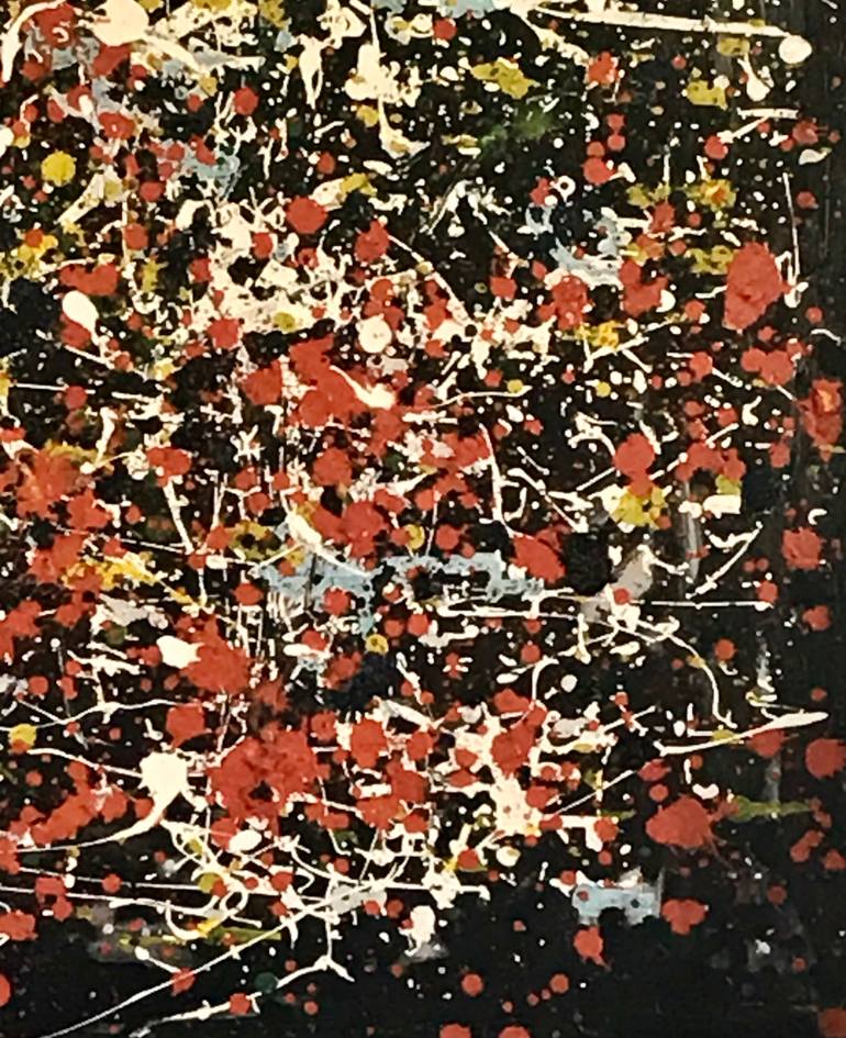 Original Abstract Expressionism Abstract Painting by Margot Stinton