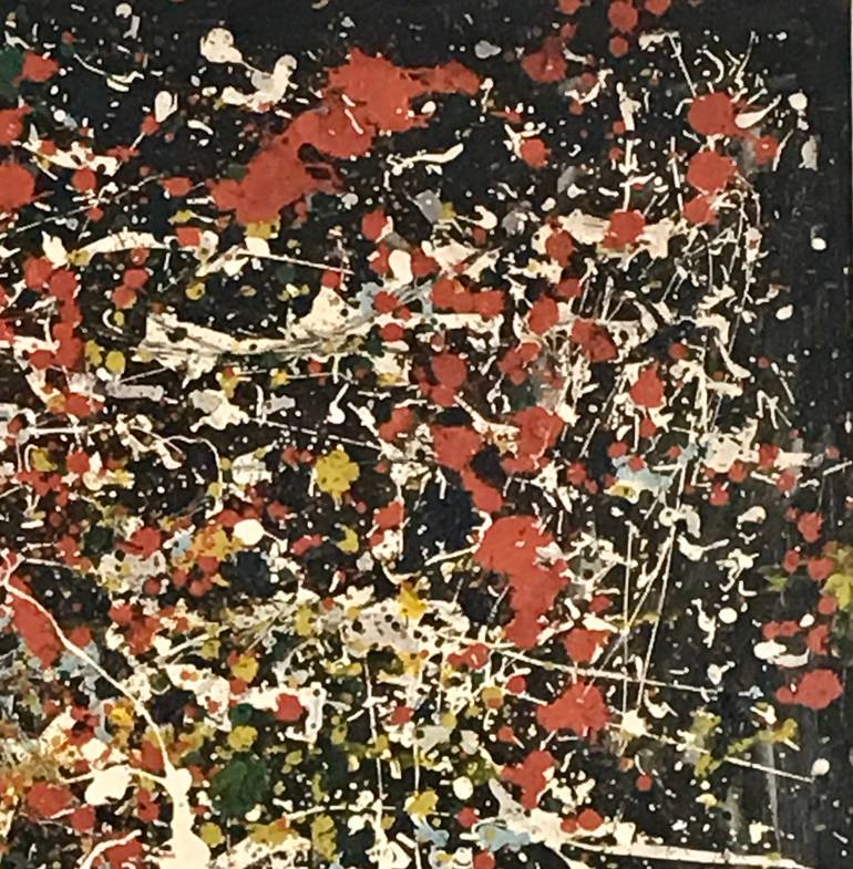 Original Abstract Expressionism Abstract Painting by Margot Stinton