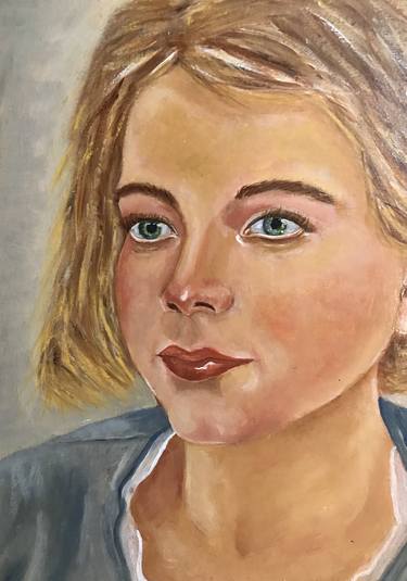 Original Fine Art Portrait Paintings by Margot Stinton