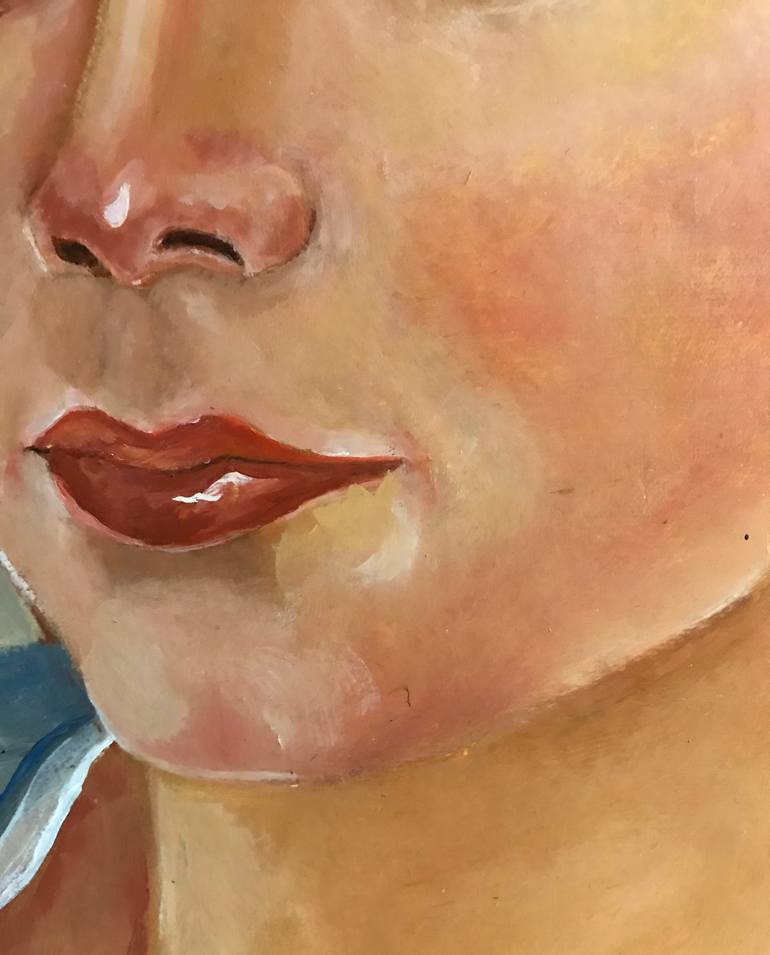 Original Figurative People Painting by Margot Stinton