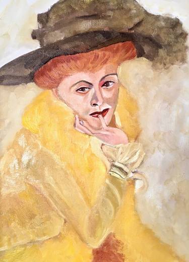 Original Fine Art Portrait Paintings by Margot Stinton