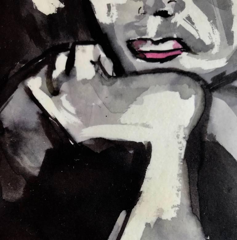 Original Figurative People Drawing by Margot Stinton