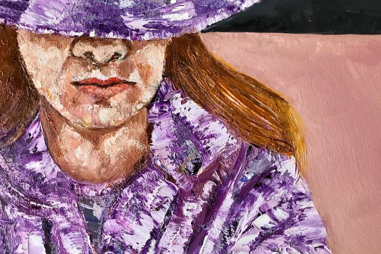 Original Fine Art People Painting by Margot Stinton