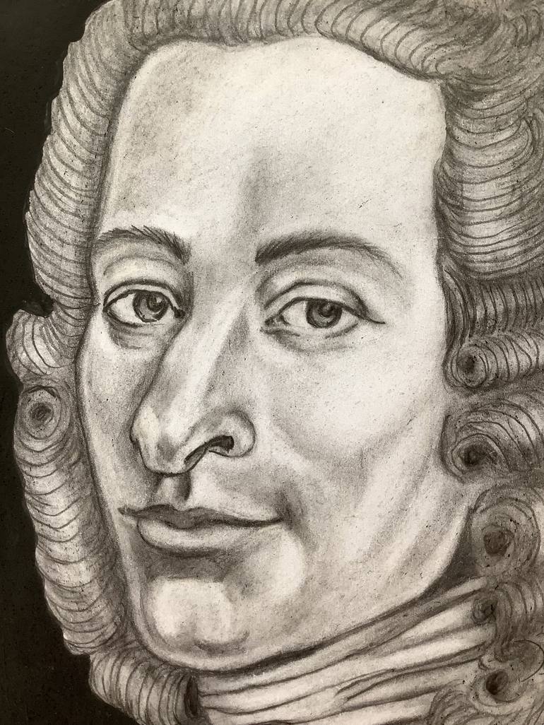 Original Portrait Drawing by Margot Stinton