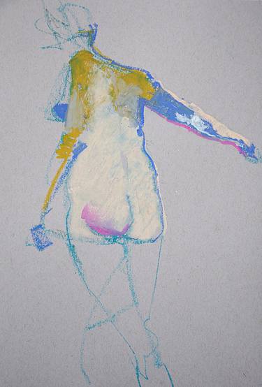 Original Abstract Nude Drawings by Samuel Bonilla