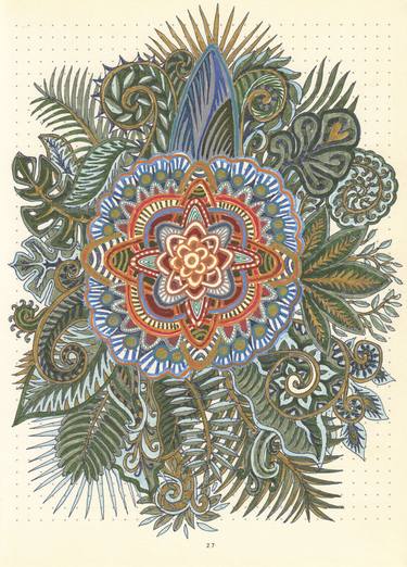 Print of Botanic Drawings by Jose Ortega