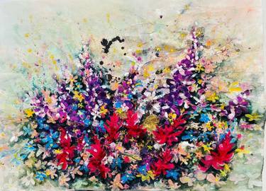 Original Floral Painting by Chloe Juwon Kim