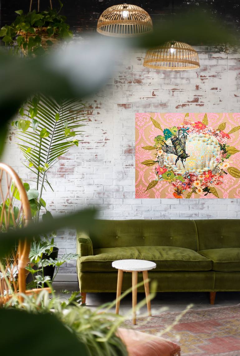 Original Conceptual Botanic Mixed Media by Leisa Rich