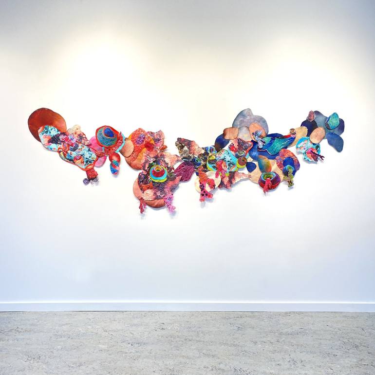 Restless Tide On The Atoll Mixed Media by Leisa Rich | Saatchi Art