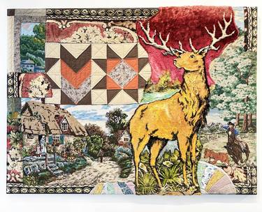 Original Contemporary Animal Mixed Media by Leisa Rich