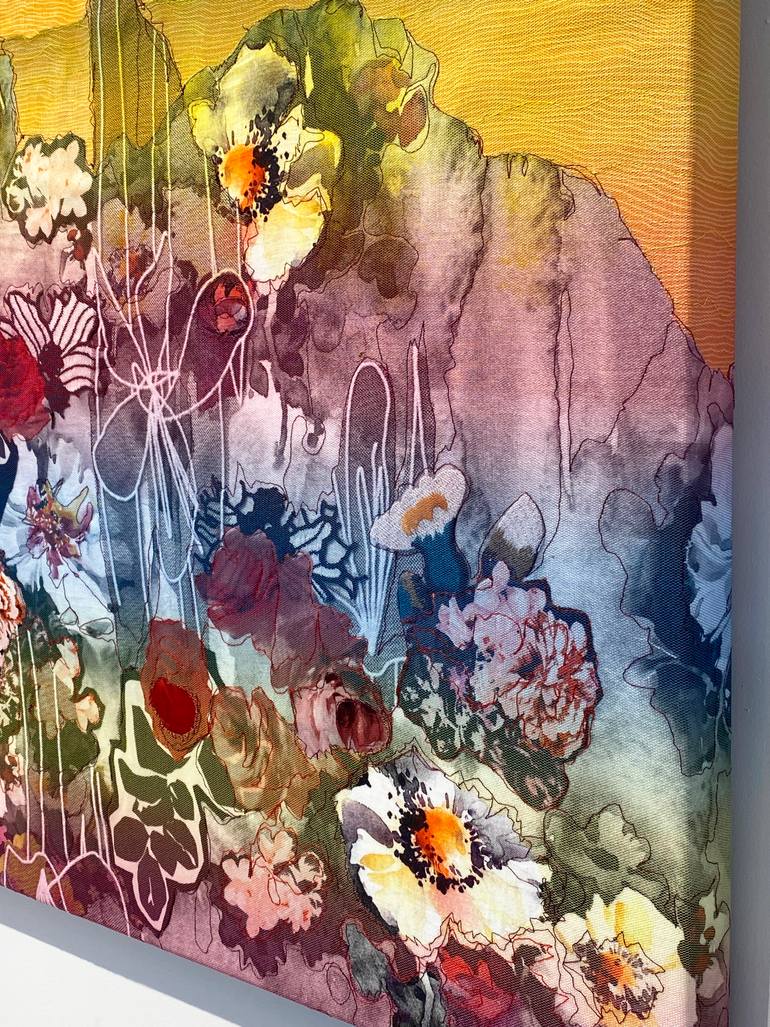 Original Impressionism Nature Mixed Media by Leisa Rich