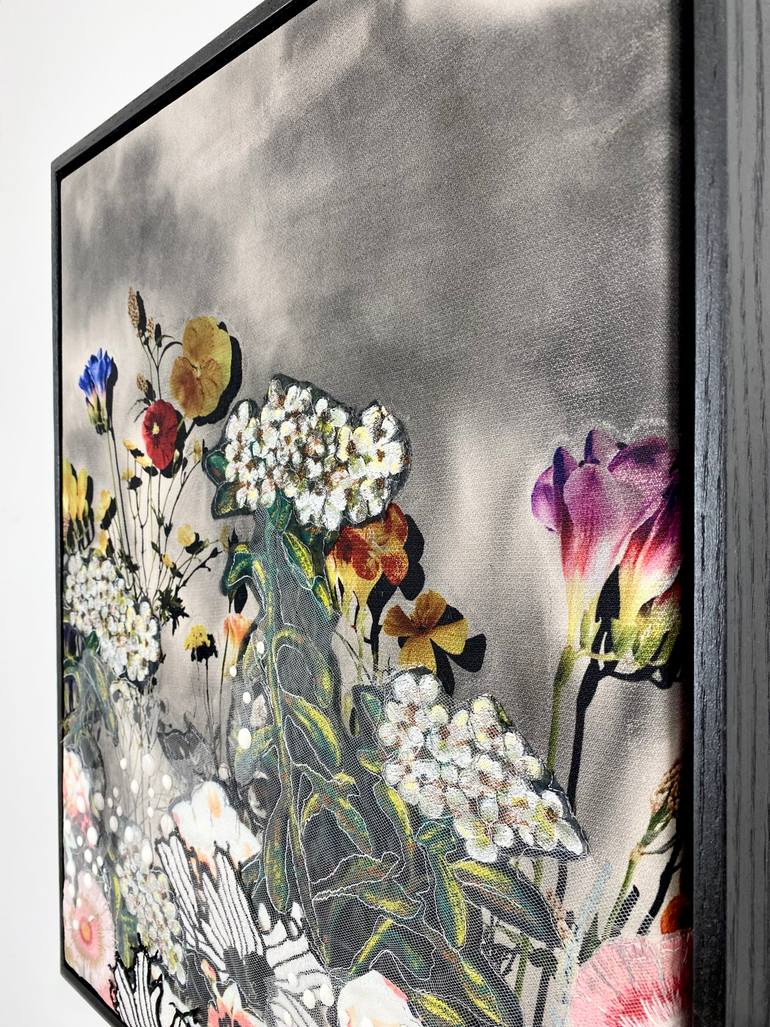 Original Impressionism Botanic Mixed Media by Leisa Rich