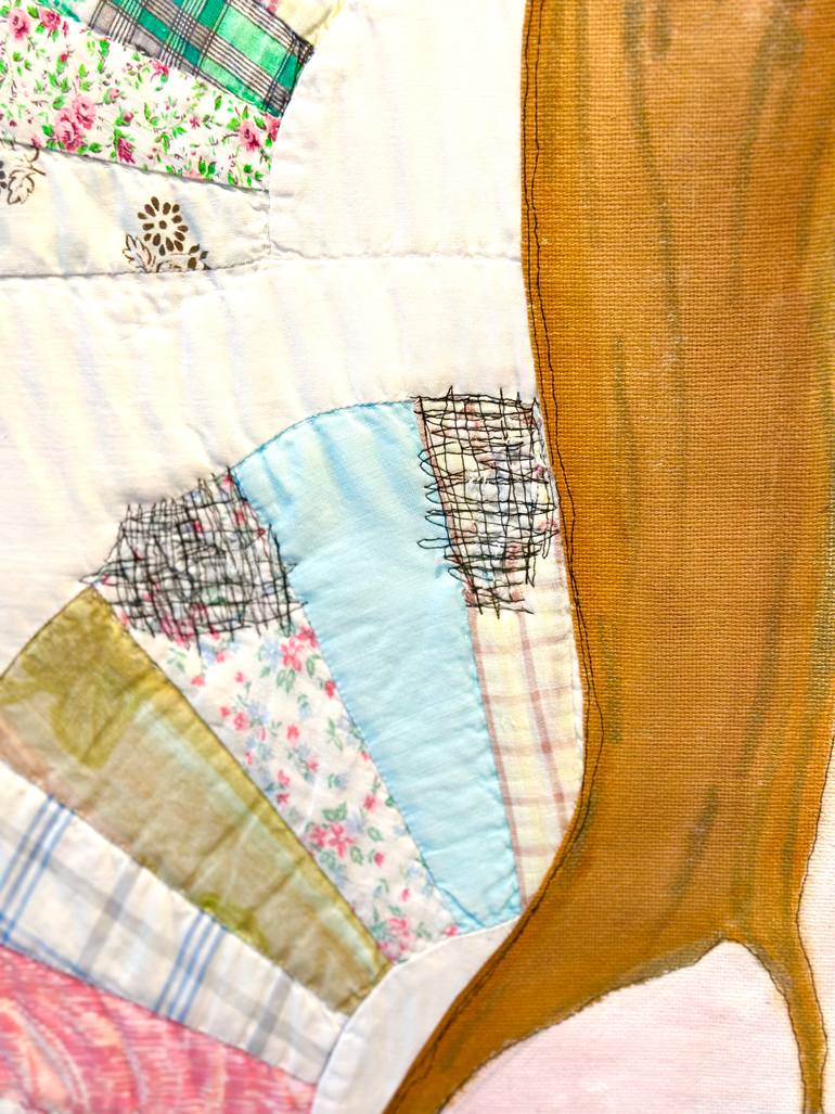 Original Contemporary Nude Mixed Media by Leisa Rich