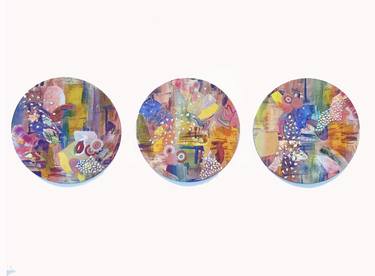 Original Contemporary Abstract Mixed Media by Leisa Rich
