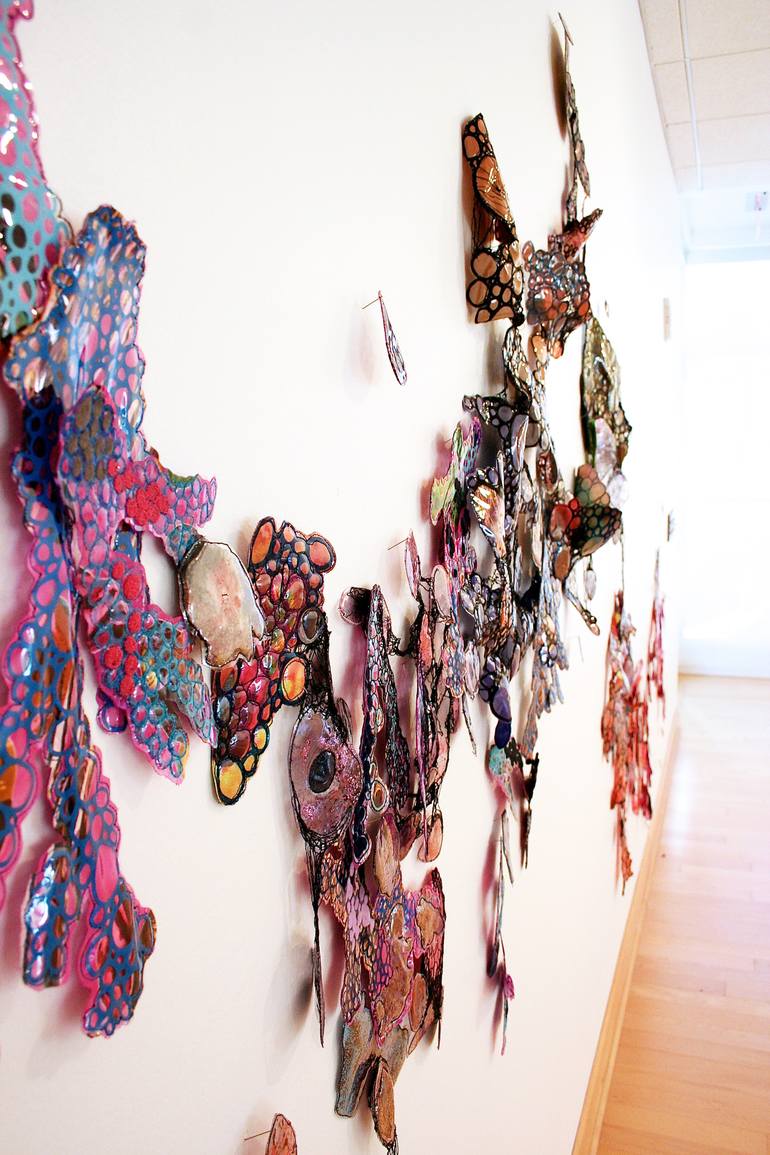 Original Abstract Installation by Leisa Rich