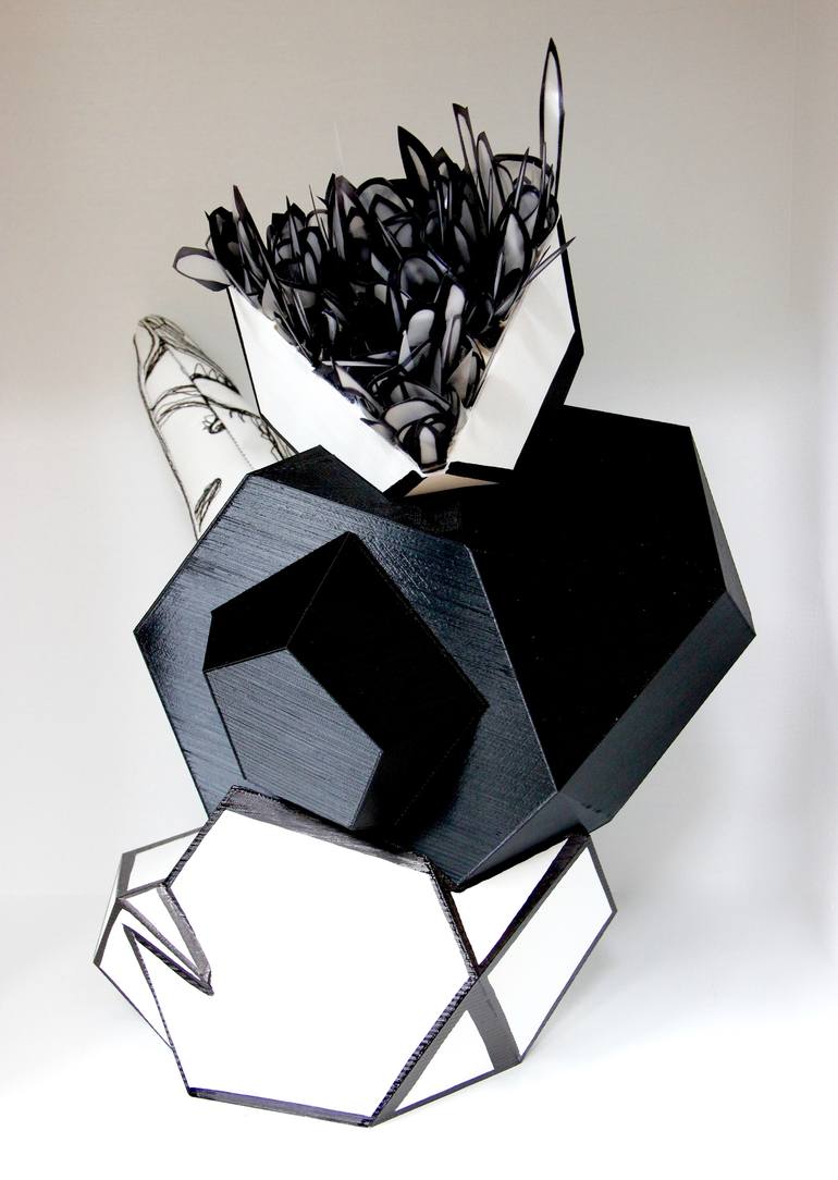 Original Modern Abstract Sculpture by Leisa Rich