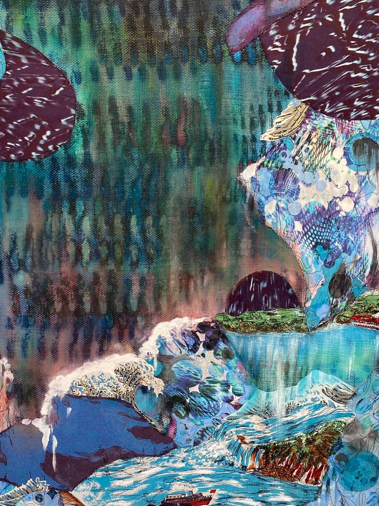Original Conceptual Abstract Painting by Leisa Rich