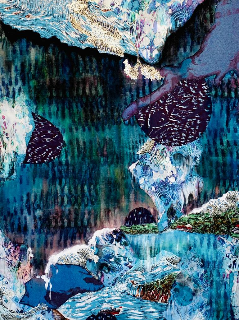 Original Conceptual Abstract Painting by Leisa Rich