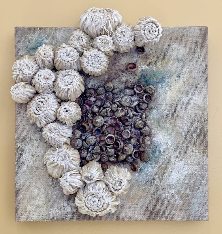 Original Abstract Nature Sculpture by Leisa Rich