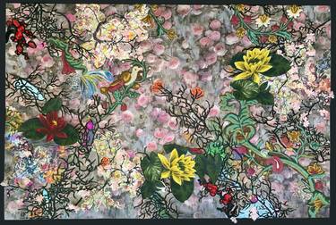 Original Botanic Collage by Leisa Rich