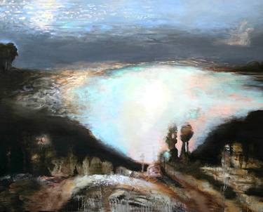 Original Abstract Landscape Painting by Irena Kononova