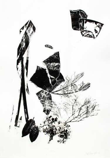 Print of Abstract Printmaking by ozgun evren erturk