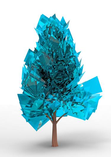 glass tree ( 3d drawing ) thumb