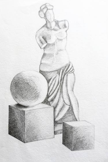 Statue drawing thumb