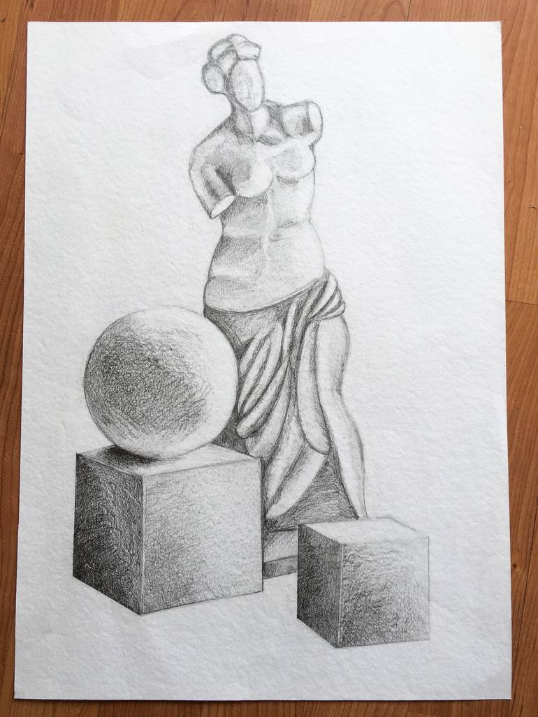 Original Conceptual People Painting by Ozgun Evren Erturk