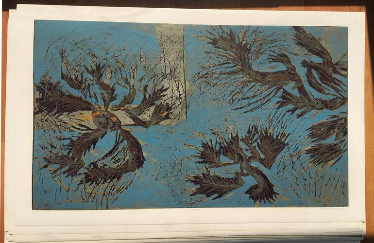 Original Animal Printmaking by ozgun evren erturk