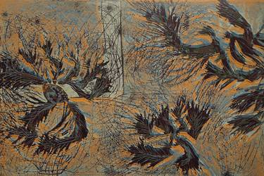 Print of Minimalism Animal Printmaking by ozgun evren erturk