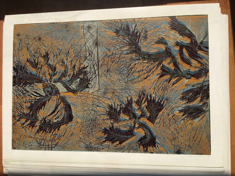 Original Animal Printmaking by ozgun evren erturk