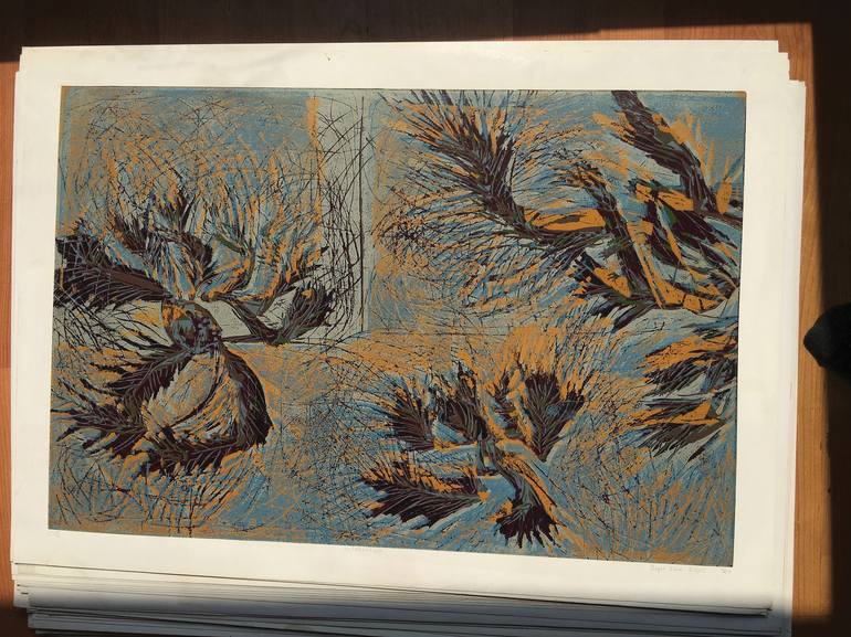 Original Animal Printmaking by ozgun evren erturk