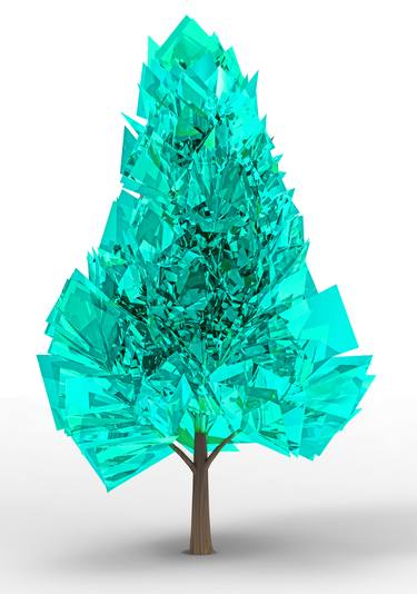 glass tree ( 3d drawing /  32 ) thumb