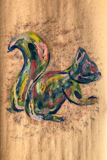 Print of Abstract Animal Paintings by ozgun evren erturk