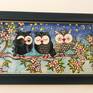 ceramic tile

It consists of handmade tile tiles.
Since the middle are

There are 2 tile tiles and  owls figure.
Single and custom made