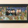 ceramic tile

It consists of handmade tile tiles.
Since the middle are

There are 2 tile tiles and  owls figure.
Single and custom made