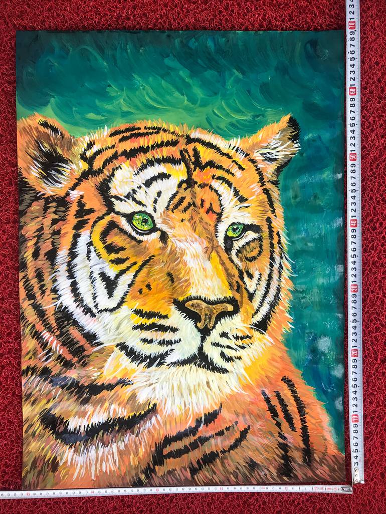 Original Animal Painting by ozgun evren erturk