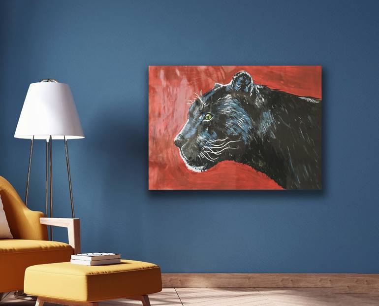 Original Animal Painting by ozgun evren erturk