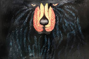 Original Street Art Animal Paintings by ozgun evren erturk