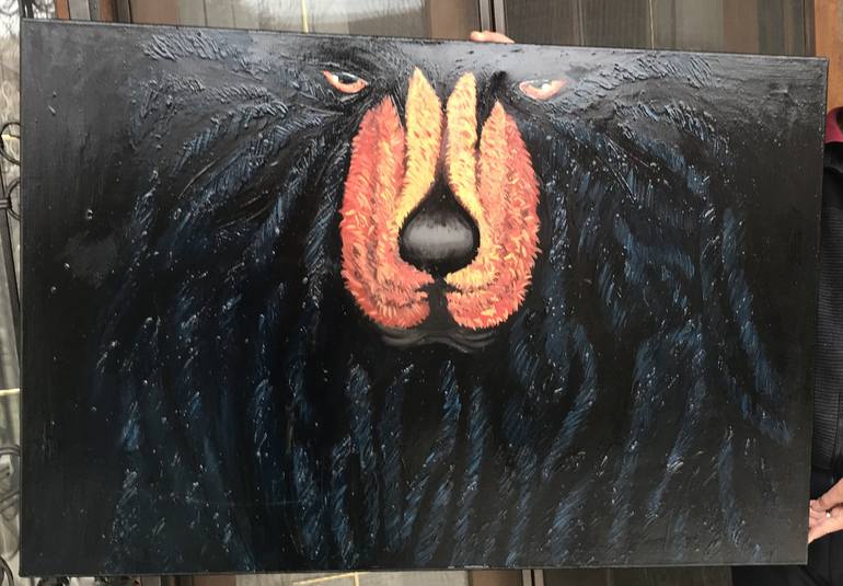 Original Animal Painting by ozgun evren erturk