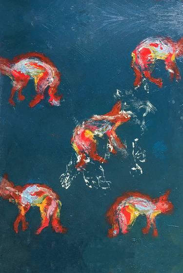 Print of Animal Paintings by ozgun evren erturk